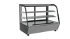 Convenient 160L Counter Top Refrigerated Food Display, Ideal for Cafes and Delis. Efficient Cooling System Maintains Food Freshness. Adjustable Shelves for Customised Product Display. Front Image.