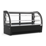 Borrelli 195Ltr Commercial Heated Countertop Display Merchandiser with Curved Glass