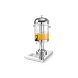 Refreshing 8L Single Juice Dispenser with Ice Chambers, Perfect for Serving Variety. Robust Construction for Durability and Reliability. Front Angle Image.