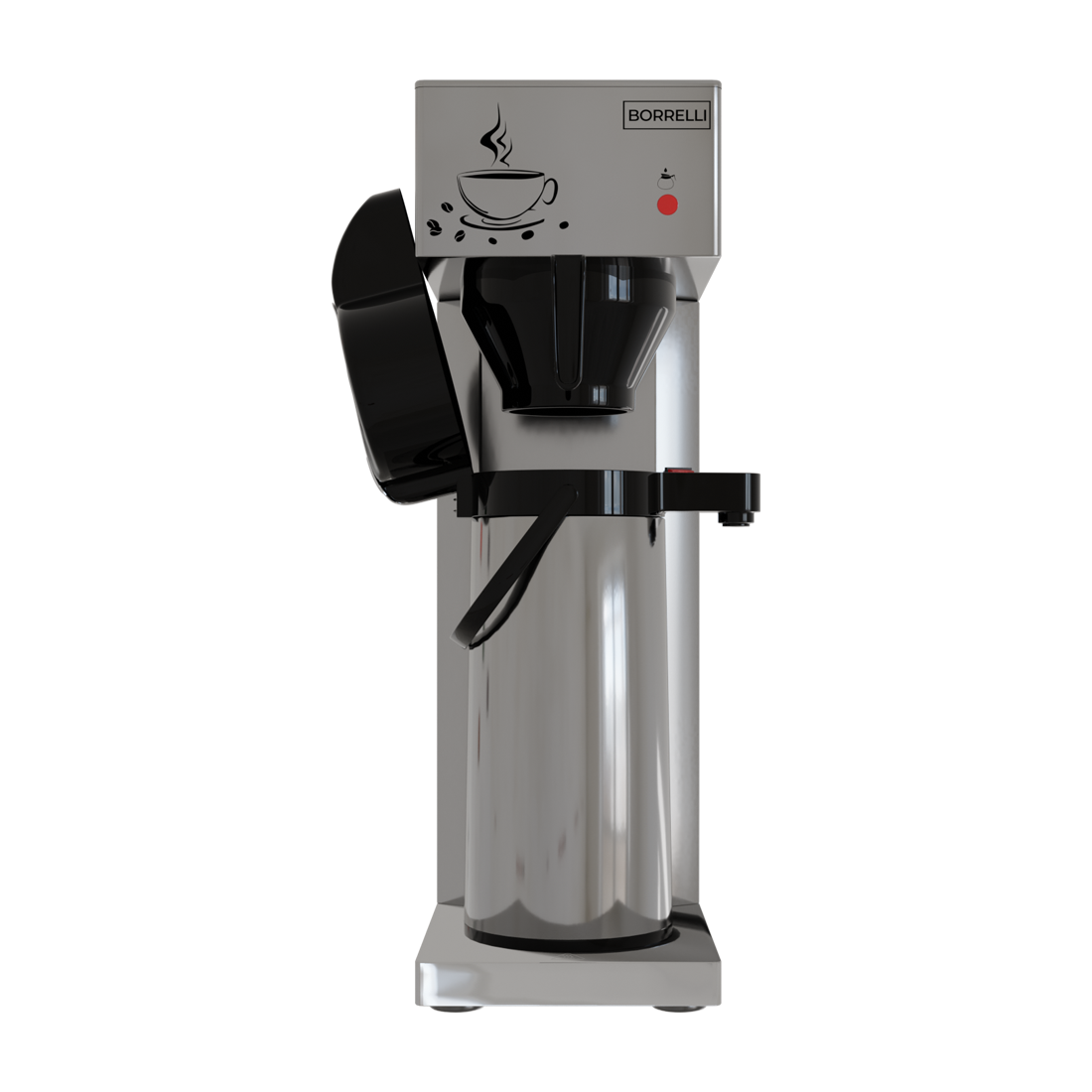 Robust 2.2L Commercial Coffee Percolator Built for High Demand Borrelli