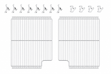 Borrelli Upright Display Fridge Shelf Kit - UD-1000H