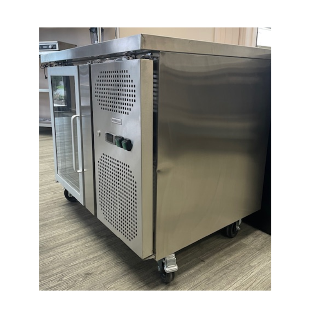 Commercial Counter Fridge With Glass Door 115L -Floor Stock