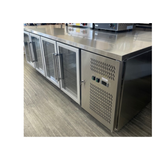Commercial Counter Fridge With 4 Glass Doors 545L-Ex-Display