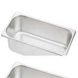 Experience Superior Food Storage with our Gastronorm Pan 1/3- 100mm Deep, Complete with Lid.