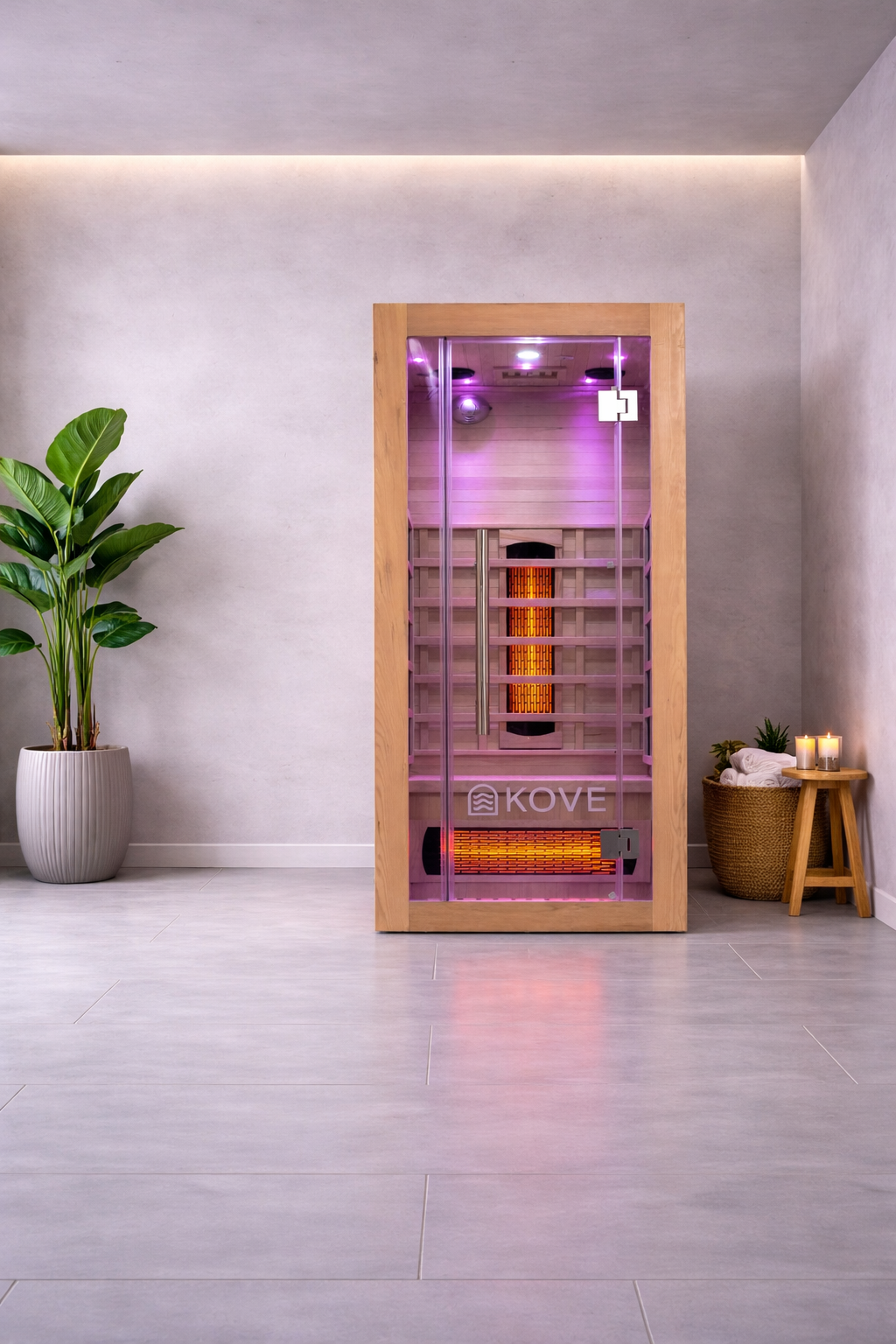 KOVE Full Spectrum Infrared Sauna – 1 Person