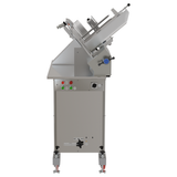 Borrelli 14" commercial automatic meat slicer, designed to give outstanding performance in all busy commercial establishments.Side_view.