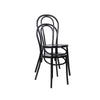 Our Stunning Tahlia Aluminium Chair Is Perfect For Any Dining Environment. This Is Offered In An Elegant Matt Black And Matt White. Stackable Image.