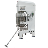 Upgrade Your Baking Operations with the Borrelli 80L Planetary Mixer, featuring 3 Speeds for Enhanced Versatility. Designed for commercial kitchens, this high-capacity planetary mixer is ideal for handling large batches of dough and other ingredients. With an impressive 80-liter capacity, it ensures efficiency in high-volume baking. Side_view.