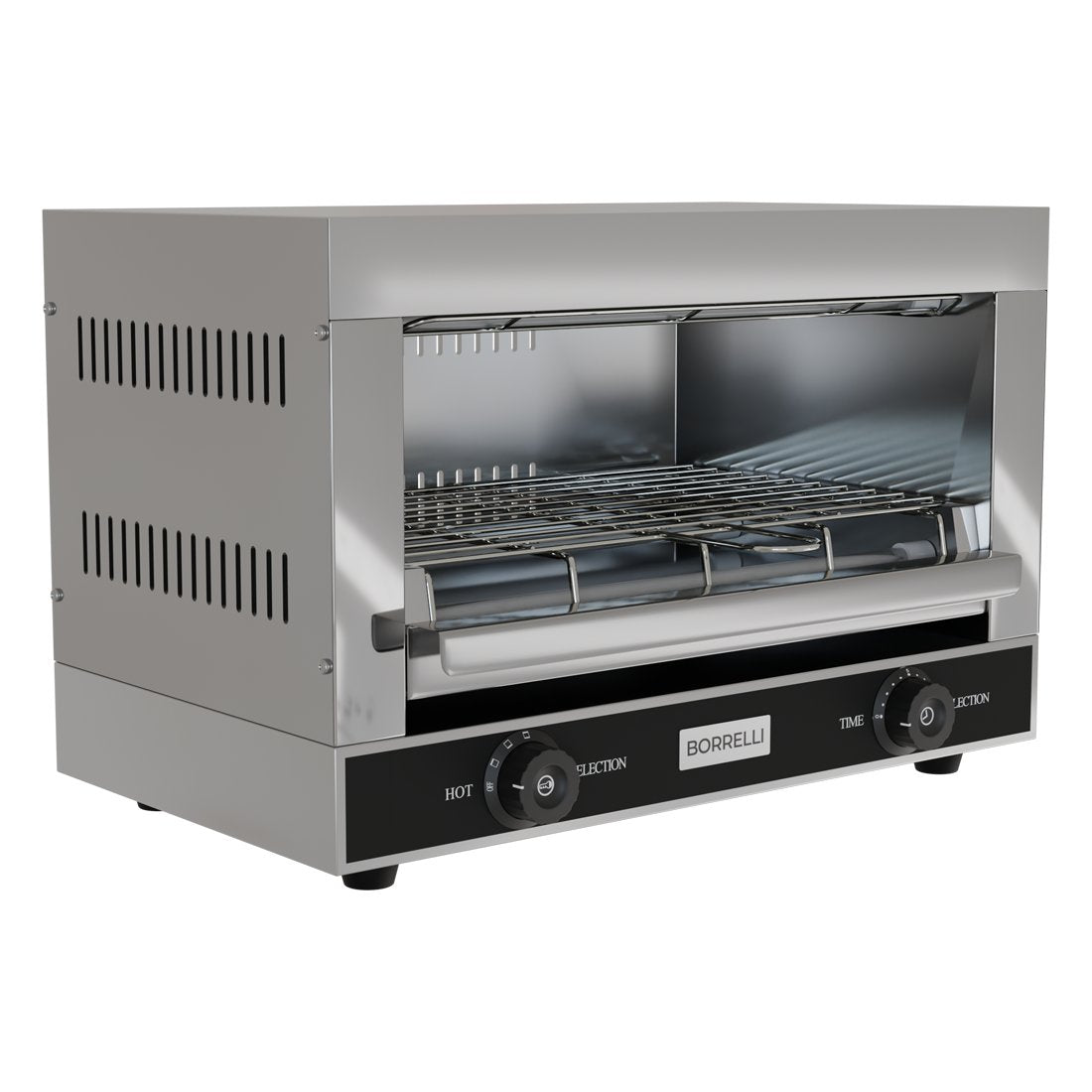 Borrelli Quartz Toaster Grill Single Deck