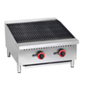 Borrelli 2 Burner Gas Countertop Chargrill Char broiler 600mm Wide