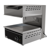 Transform Your Kitchen Grilling with the Efficient Salamander Grill - Rise and Fall 450mm. Elevate your grilling experience with this versatile and powerful salamander grill. Featuring a convenient rise and fall mechanism.Angle_view.