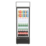 Commercial Display Fridge With Hinged Glass Door 335L