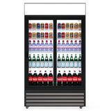 Commercial Display Fridge With 2 Sliding Glass Doors 525L