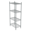 Borrelli 4 Tier Chrome Storage Racking 750mm