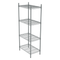 Borrelli 4 Tier Chrome Storage Racking 900mm