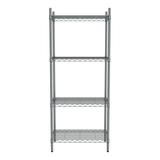 Borrelli 4 Tier Chrome Storage Racking 1200mm