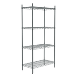 Borrelli 4 Tier Chrome Storage Racking 1200mm