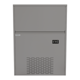 Efficient 120kg Ice Machine for Commercial Use - Compact and Durable Design, Perfect for Restaurants, Bars, and Cafes front view.