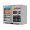 Commercial Stainless Steel Bar Fridge With 2 Hinged Doors 207L