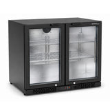Commercial Bar Fridge With 2 Hinged Doors 207L