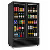Commercial Upright Bar Fridge With 2 Hinged Glass Doors 758L