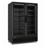 Commercial Upright Bar Fridge With 2 Hinged Glass Doors 758L