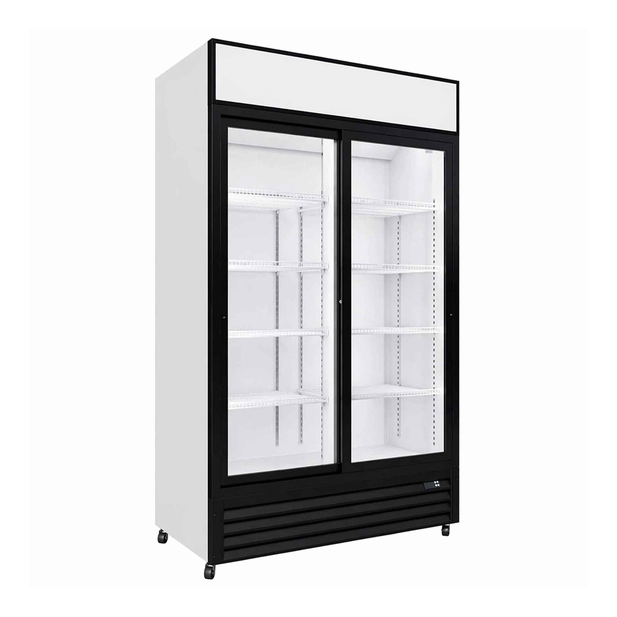 Commercial Display Fridge With 2 Sliding Glass Doors 525L
