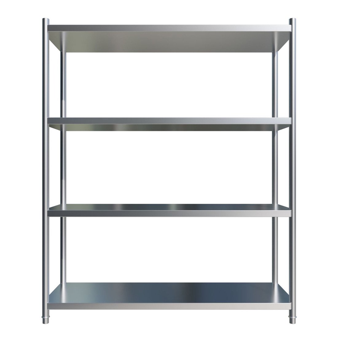 1500mm Rack Borrelli 4 Tier Stainless Steel Shelf Rack 1500mm Wide – Borrelli ...
