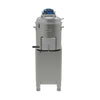 Front view of Borrelli 20kg commercial potato peeler, highlighting its sleek exterior.