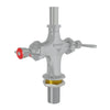 Borrelli commercial pre-rinse arm with pot filler, featuring a chrome finish, dual lever mixers for precise temperature control, and WaterMark certification for quality assurance in commercial kitchens.