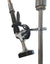 Detailed view of Borrelli commercial pre-rinse arm with pot filler's high-pressure nozzle and trigger mechanism, designed for heavy-duty cleaning, WaterMark certified.