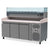 Borrelli Granite Top Pizza Prep Fridge 465L with VRX Servery - PZ3600TN Bundle