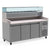 Borrelli Granite Top Pizza Prep Fridge 465L with VRX Servery - PZ3600TN Bundle