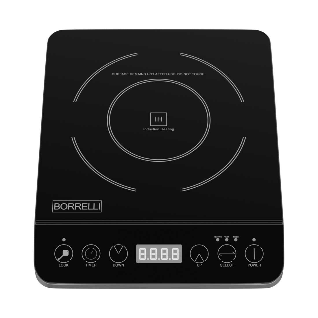2000 Watt Professional Induction Hob Compact, Efficient, and Safe Borrelli