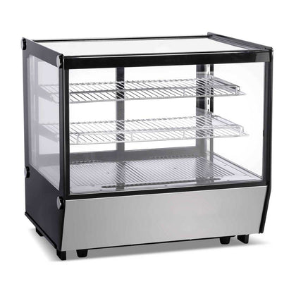Borrelli Counter Top Cold Food Display Showcase with Straight Glass 120 Ltr