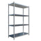 Optimize Your Storage Space with our 900mm Wide Stainless Steel Shelving Bay, Featuring 4 Solid Stainless Steel Shelves. Designed for use in commercial kitchens, medical facilities, and sensitive working areas where hygienic storage is crucial.Angle_view.