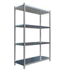 Optimize Your Storage Space with our 900mm Wide Stainless Steel Shelving Bay, Featuring 4 Solid Stainless Steel Shelves. Designed for use in commercial kitchens, medical facilities, and sensitive working areas where hygienic storage is crucial.Angle_view.
