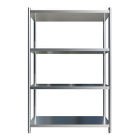 Borrelli 4 Tier Stainless Steel Shelf Rack 900mm Wide