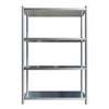 Borrelli 4 Tier Stainless Steel Shelf Rack 900mm Wide