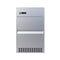 Elevate Your Ice Production with our Commercial Ice Flaker Machine: 85kg Output / 20kg Storage Capacity. Designed to Meet the Demands of Busy Kitchens and Food Service Businesses. Front _view.