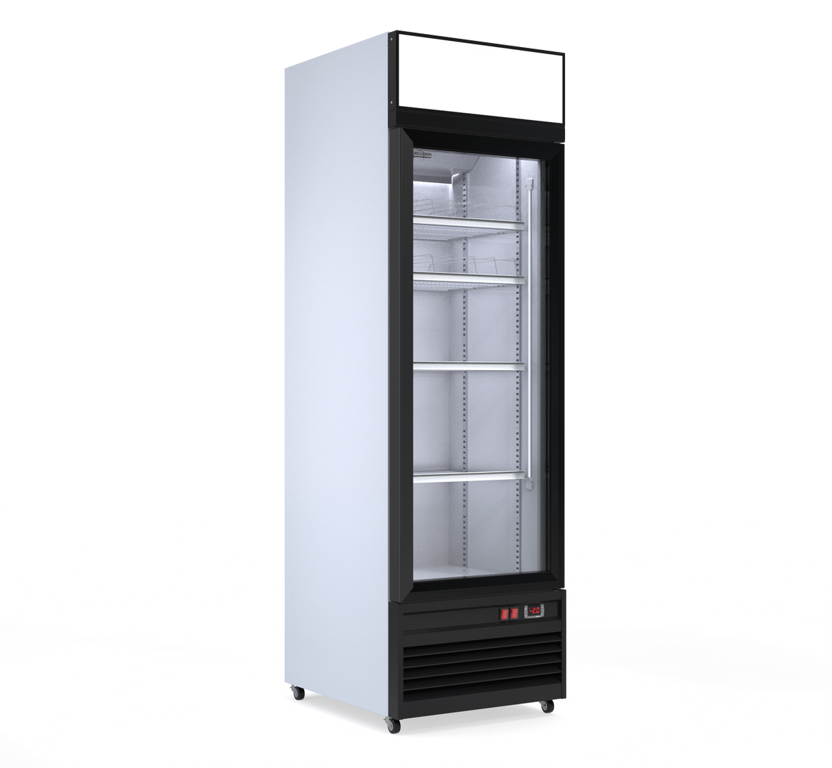 Commercial Display Fridge With Hinged Glass Door 335L