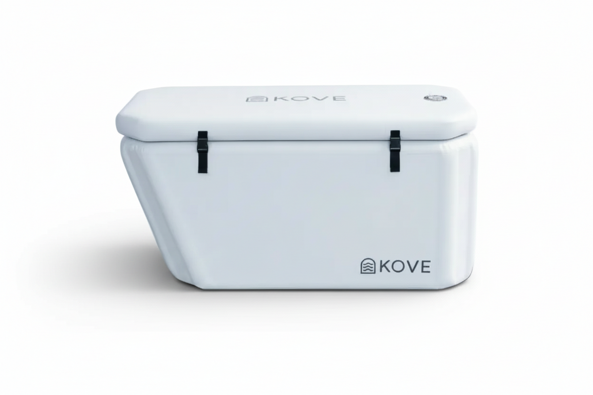 KOVE Elite Ice Bath – Premium Ergonomic Reclined Cold Plunge - Full Body Immersion - 450L (Chiller Compatible)