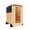 KOVE Compact Cube Sauna 1-2 Person Outdoor Sauna – Premium Spruce Wood, 4.5kW Harvia Heater, Modern Cube Design