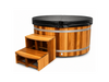 KOVE Oval Cedar Ice Bath – Reclined Cold Plunge