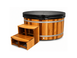 KOVE Oval Cedar Ice Bath – Reclined Cold Plunge