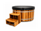 KOVE Oval Cedar Ice Bath – Reclined Cold Plunge