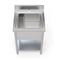 Optimize Your Kitchen Operations with our Stainless Steel Pot Wash Sink (600mm) - Single Bowl, Tailored for Commercial Use.this sink is perfect for restaurants, bars, and cafes. Front-view.