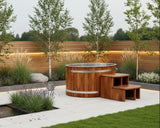 KOVE Oval Cedar Ice Bath – Reclined Cold Plunge