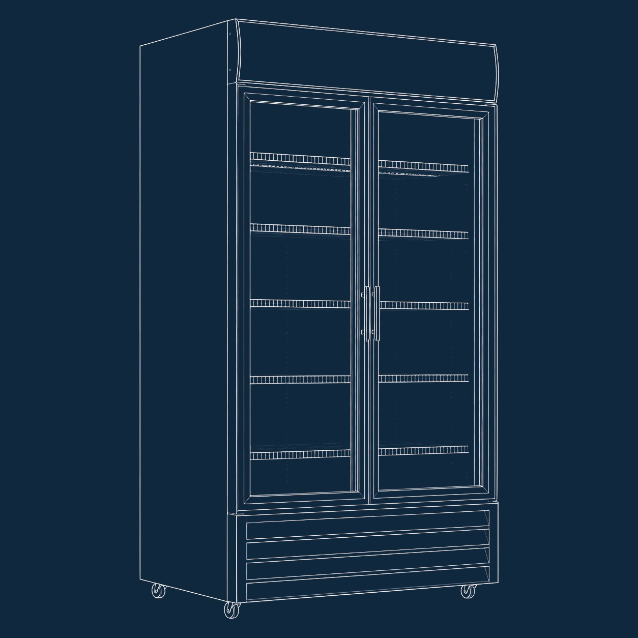 Commercial Display Fridge Buying Guide technical illustration
