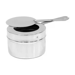 Chafing Dish with Window - 6L Round Roll Top - image 3